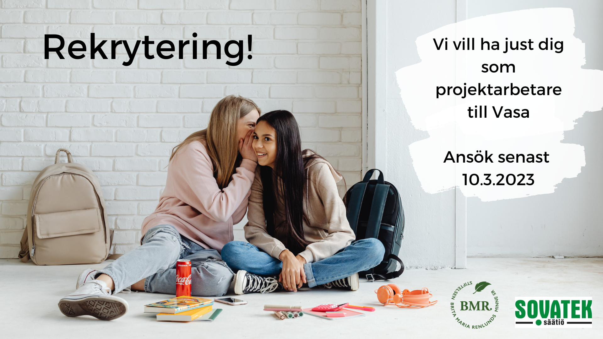Vi söker en en deltidsanställd till ett nytt projekt. Projektarbetaren är stationerad i Vasa. Ansök senast 10.3.2023.