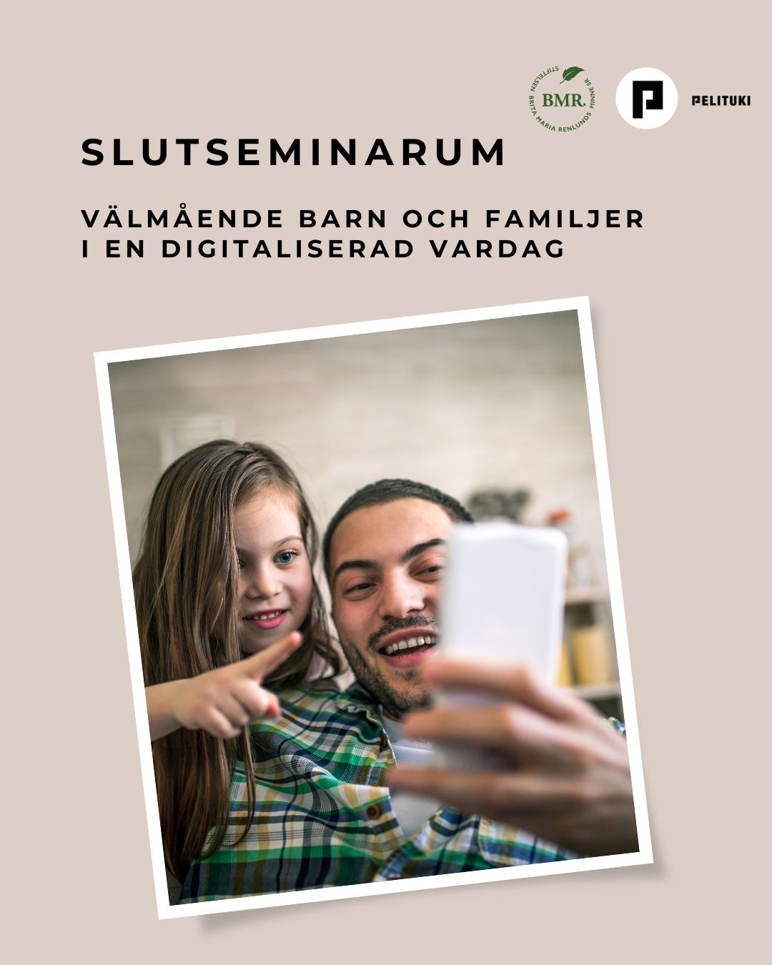 Välkommen på projektets slutseminarium 25.11.till Vasa eller 26.11. till Helsingfors. Anmäl dig med via länken på Pelituki evenemangskalender!