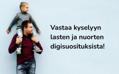 Vastaa kyselyyn lasten ja nuorten digisuosituksista!