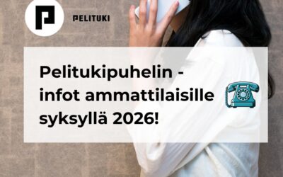 Pelitukipuhelin – infot ammattilaisille syksyllä 2026!